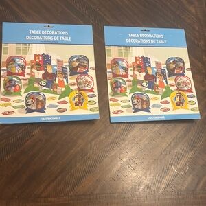 Blue and Red Party Decorations Set